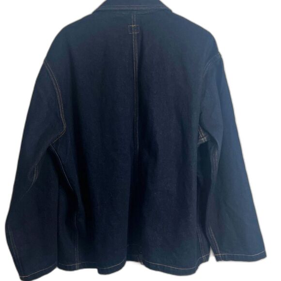 Levi's Skateboard Garage Jacket Men M Dark Wash Denim Workwear Chore Utility NWT - Picture 5 of 7
